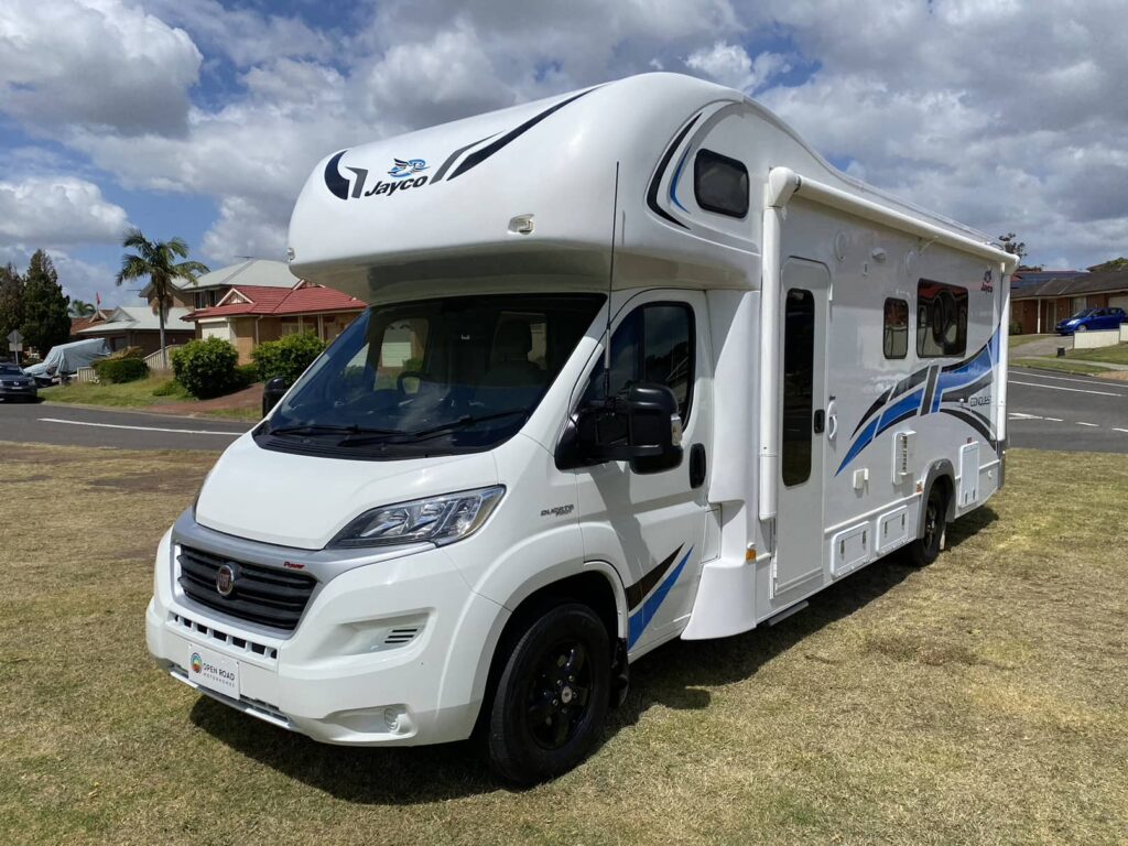 motorhome for sale fixed rear bed